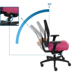 ERGOJUNIOR BS - Kinderdrehstuhl Rosa