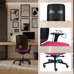 ERGOJUNIOR BS - Kinderdrehstuhl Rosa