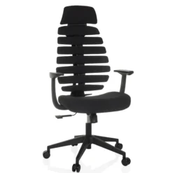 ERGO LINE ECO | Stoff - Profi Bürostuhl Schwarz