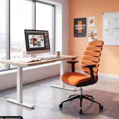 ERGO LINE II - Profi Bürostuhl Orange