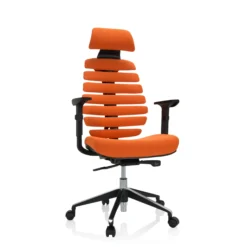 ERGO LINE II PRO | Stoff - Profi Bürostuhl Orange