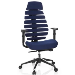 ERGO LINE II PRO | Stoff - Profi Bürostuhl Blau