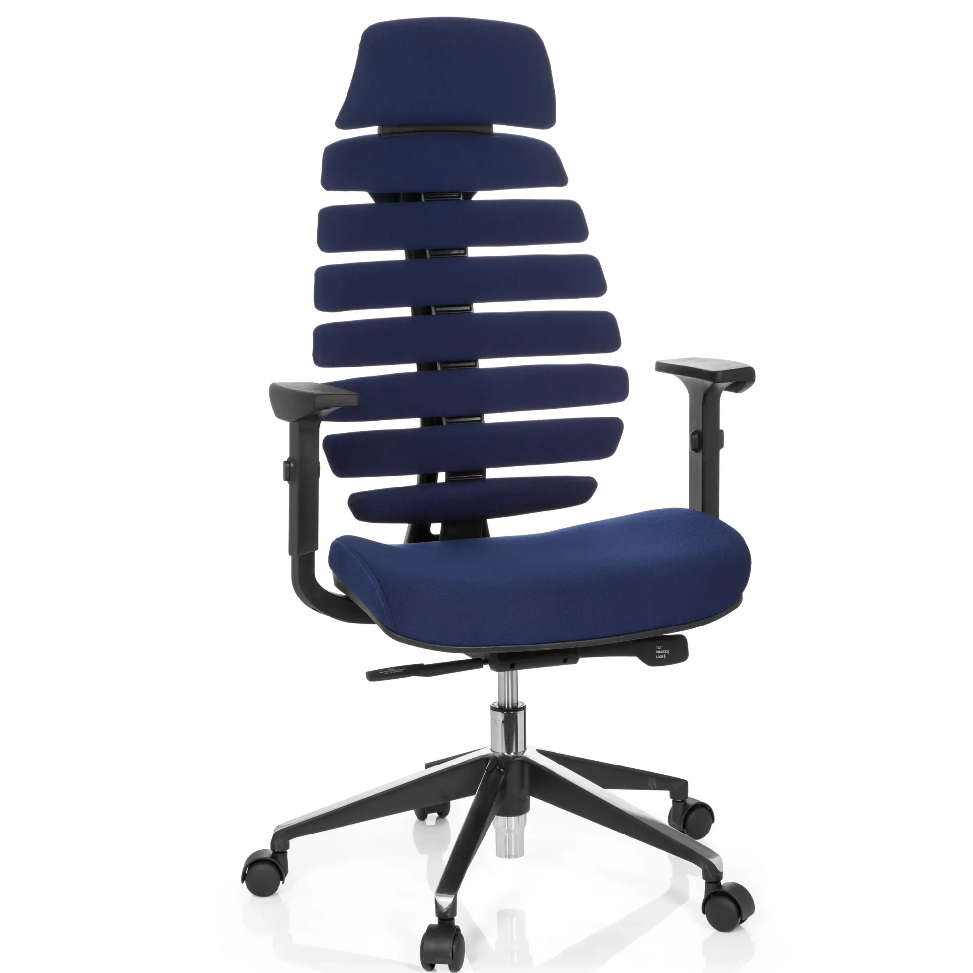 ERGO LINE II PRO | Stoff - Profi Bürostuhl Blau
