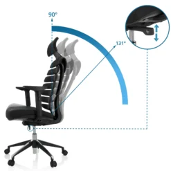 ERGO LINE II PRO | Stoff - Profi Bürostuhl Schwarz