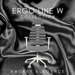 ERGO LINE W | Stoff - Profi Bürostuhl Smokey Elegance