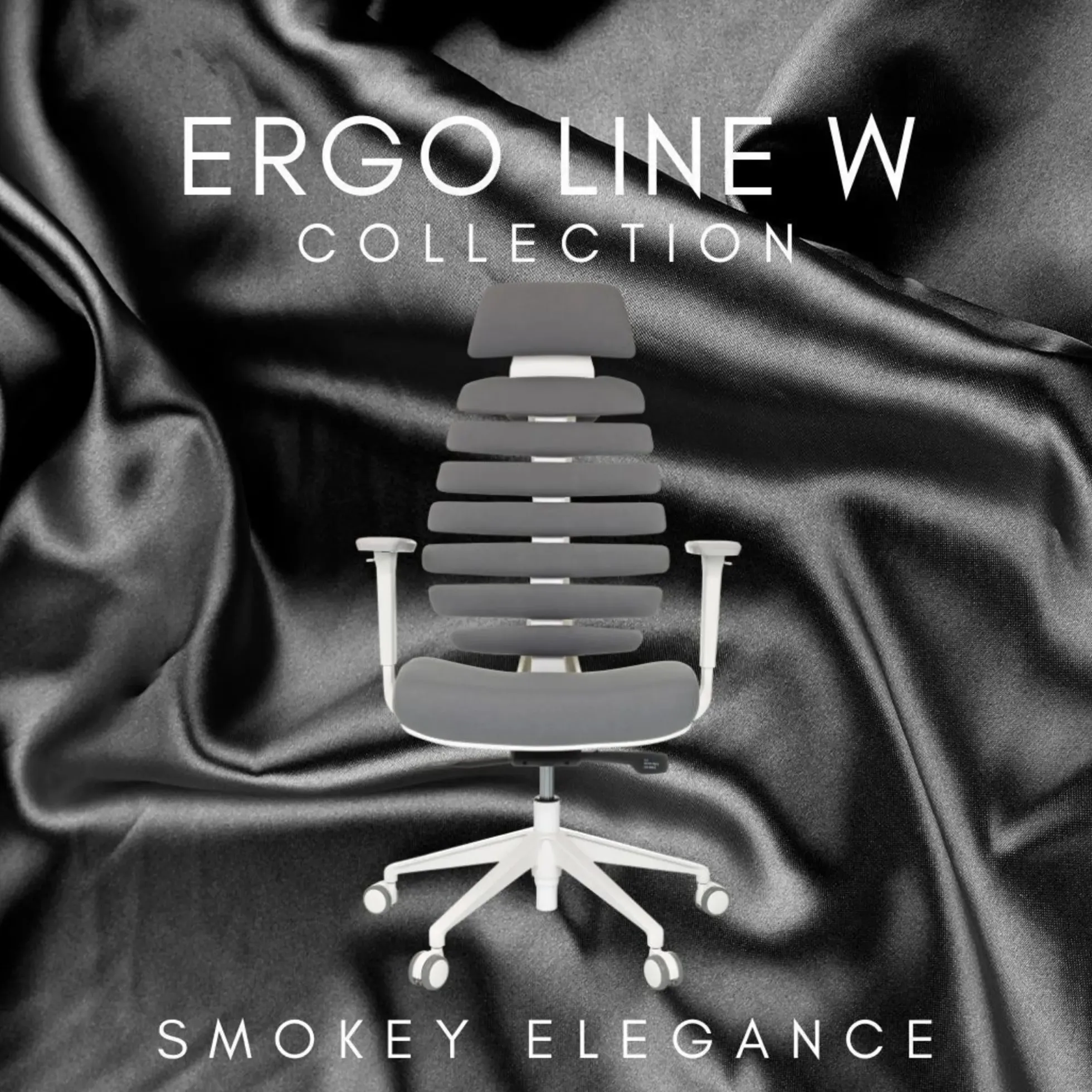 ERGO LINE W | Stoff - Profi Bürostuhl Smokey Elegance