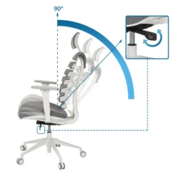 ERGO LINE W | Stoff - Profi Bürostuhl Smokey Elegance