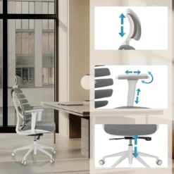 ERGO LINE W | Stoff - Profi Bürostuhl Smokey Elegance