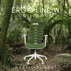 ERGO LINE W | Stoff - Profi Bürostuhl Mystic Forest