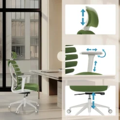 ERGO LINE W | Stoff - Profi Bürostuhl Mystic Forest