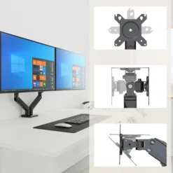Ergomount GF2 | bis 32 Zoll, bis 9 kg - Monitorhalterung Schwarz