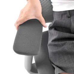 Ergomy Colore | Stoff / 3D Netz | Rahmen: Bunt - Home Office Bürostuhl Grau