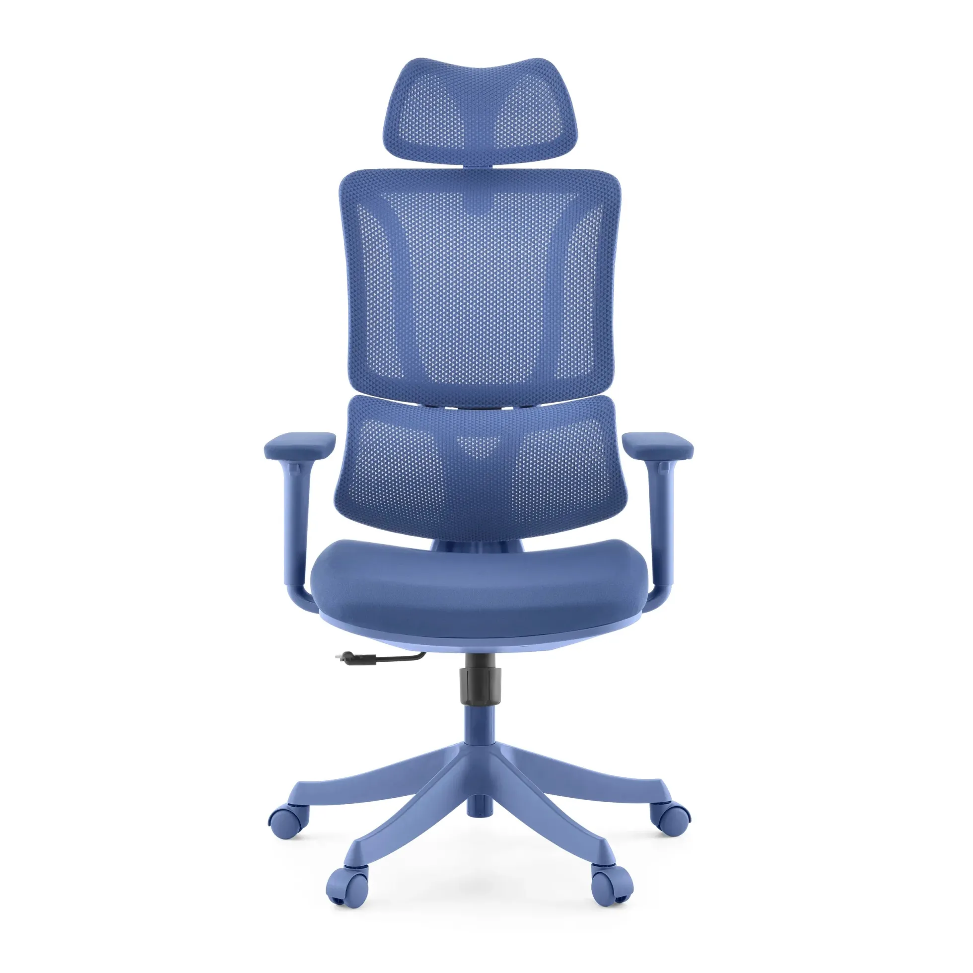 Ergomy Colore | Stoff / 3D Netz | Rahmen: Bunt - Home Office Bürostuhl Blau