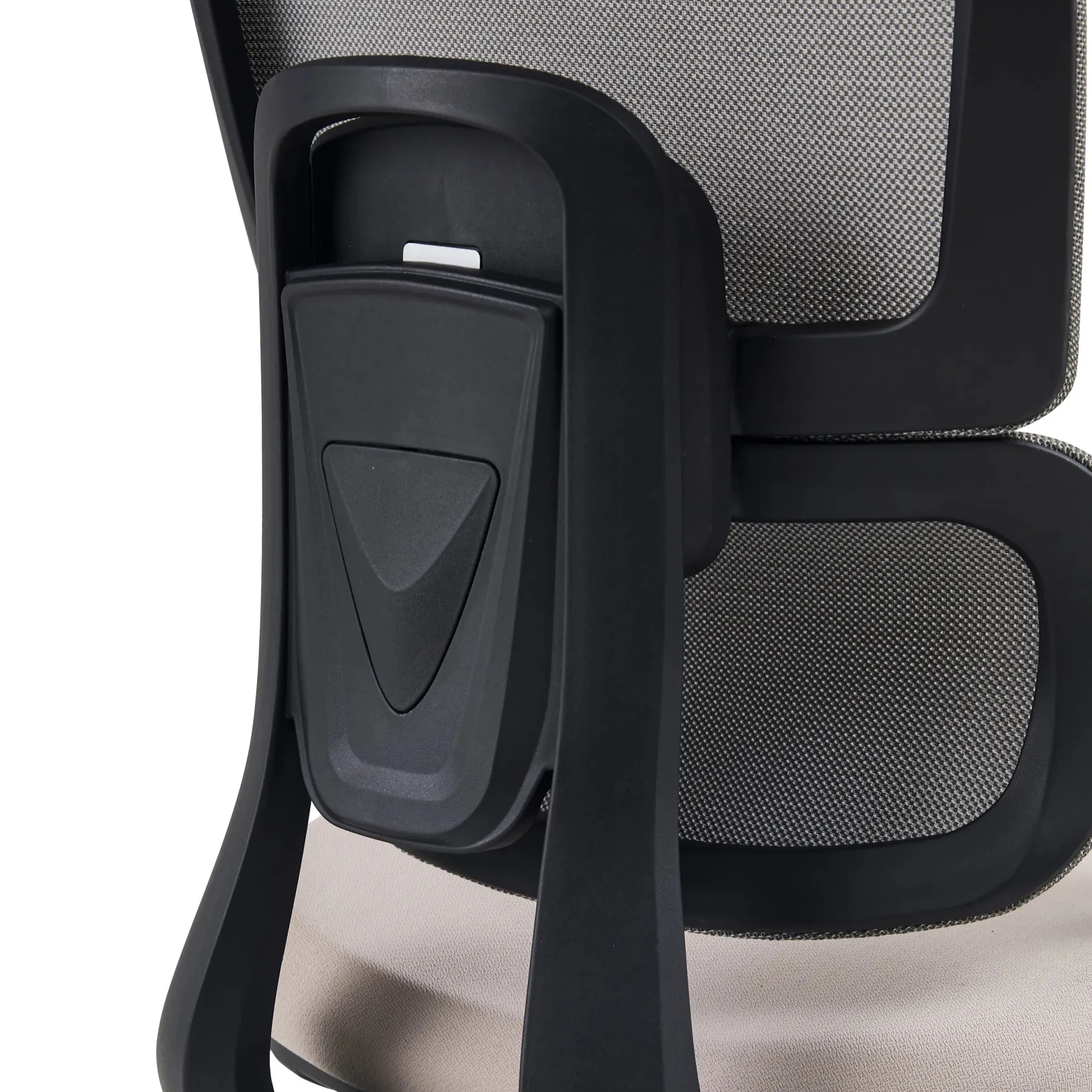 Ergomy Pro | Netzstoff / Stoff - Profi Bürostuhl Grau/Beige