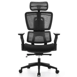 Ergo U2 Flex3 | Stoff/Netz - Profi Bürostuhl Schwarz