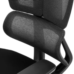 Ergo U2 Flex3 | Stoff/Netz - Profi Bürostuhl Schwarz