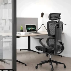 Ergo U2 Pro3 | Nylon-Netz - Profi Bürostuhl Schwarz