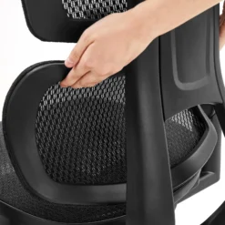 Ergo U2 Pro3 | Nylon-Netz - Profi Bürostuhl Schwarz
