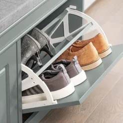 ESTHA I - Schuhschrank Grau