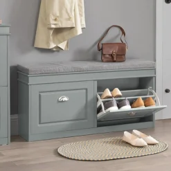ESTHA I - Schuhschrank Grau