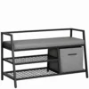Estha Loft - Schuhschrank Schwarz/Grau