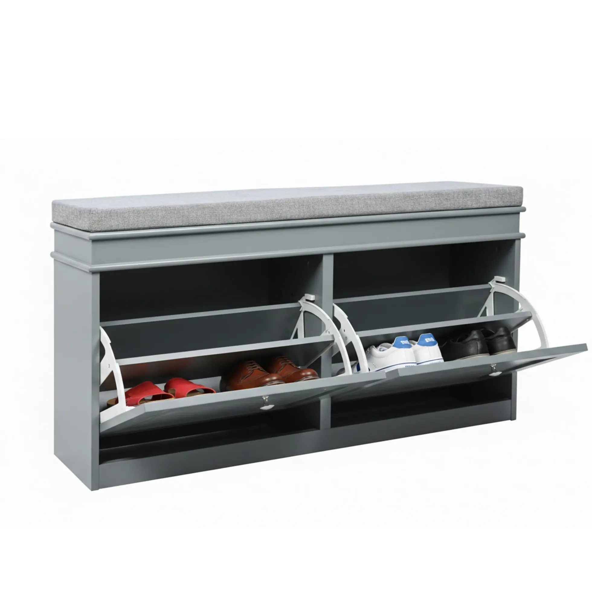 Estha 11 - Schuhschrank Grau