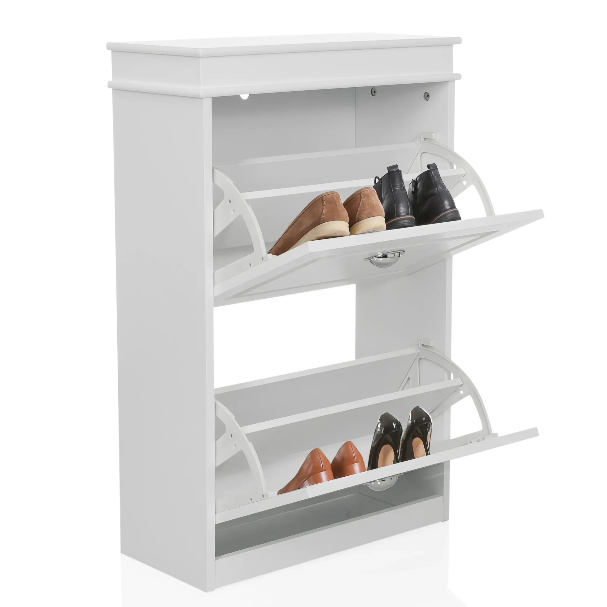ESTHA 2 - Schuhschrank Weiß