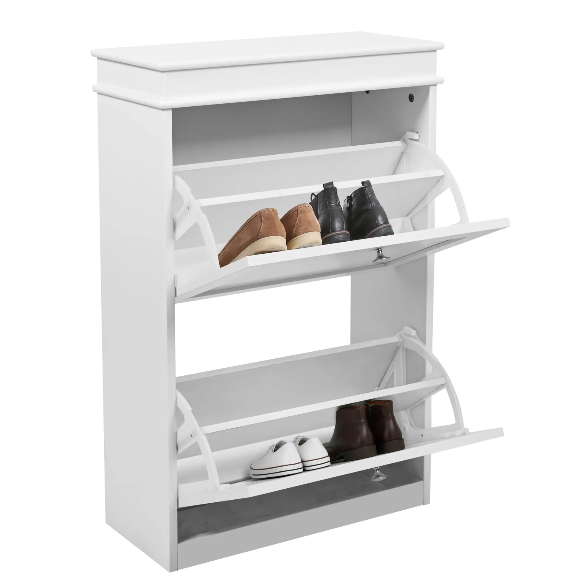 Estha 20 - Schuhschrank Weiß