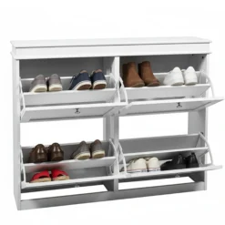 Estha 40 - Schuhschrank Weiß