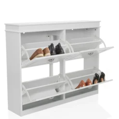 ESTHA 4 - Schuhschrank Weiß