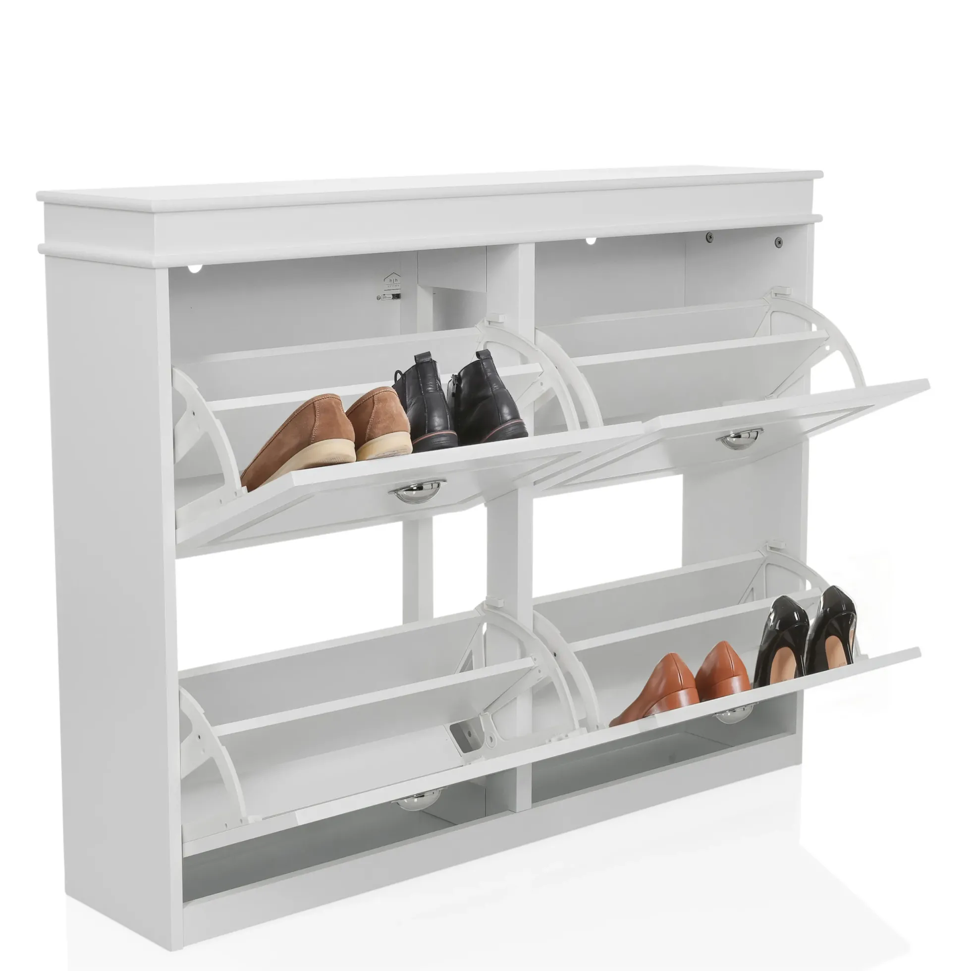 ESTHA 4 - Schuhschrank Weiß