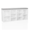 ESTHA 10 - Schuhschrank Weiß
