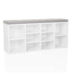 ESTHA 10 - Schuhschrank Weiß