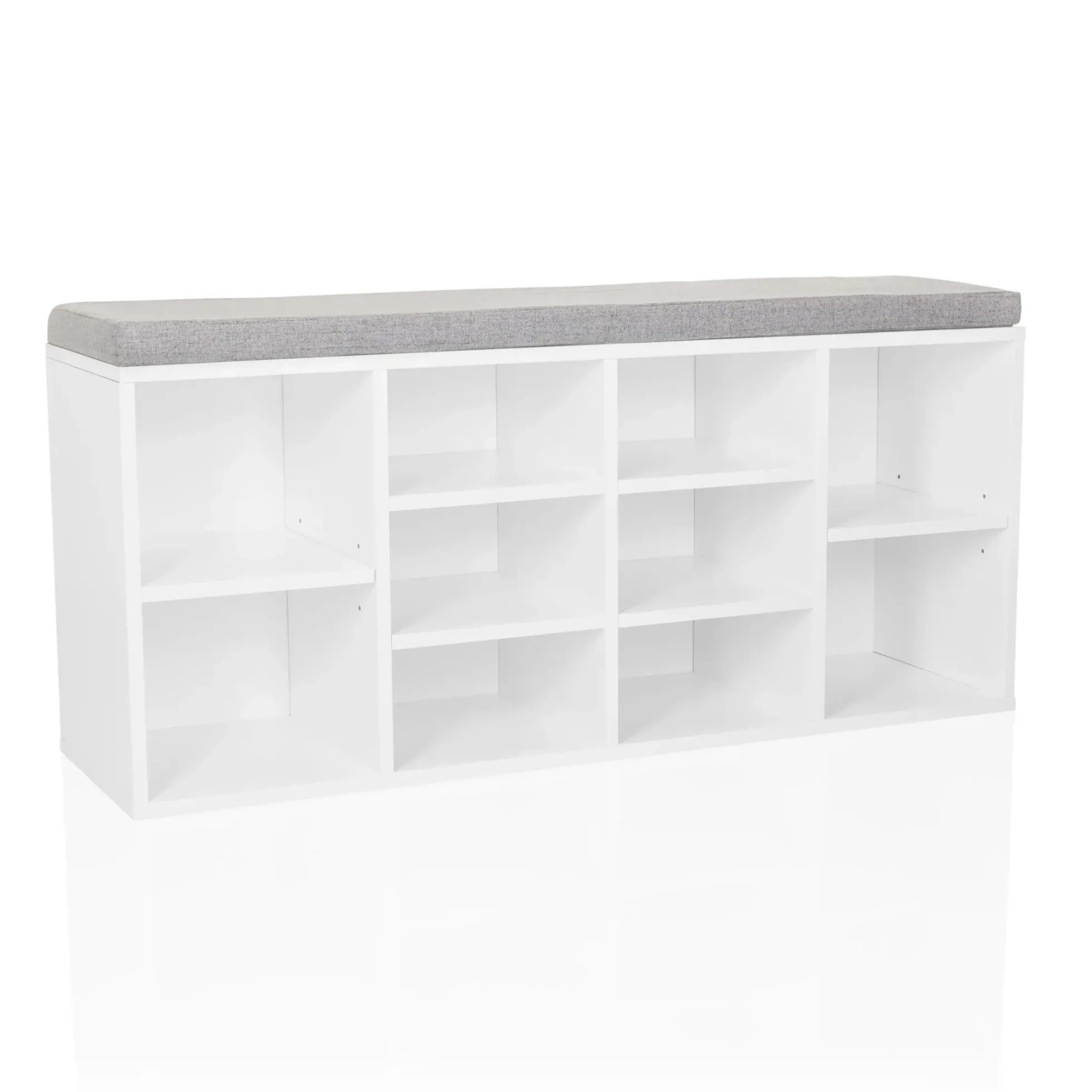 ESTHA 10 - Schuhschrank Weiß