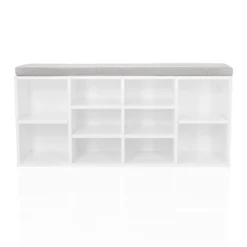 ESTHA 10 - Schuhschrank Weiß