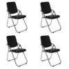 ESTO | 4er Pack - Klappstuhl Schwarz