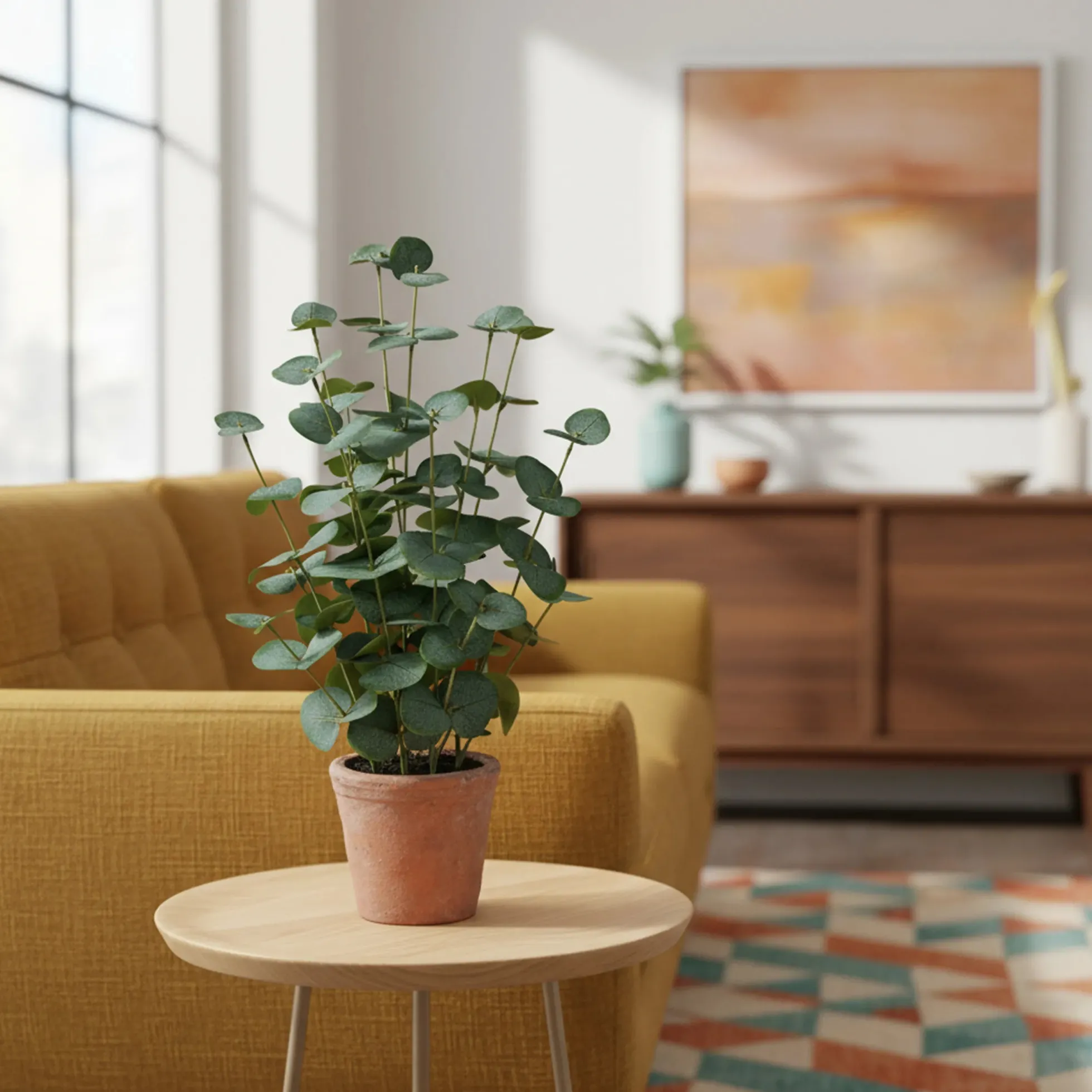 Eucalyptus - Kunstpflanze Grün