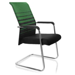 FALCONE V - Freischwinger Schwarz/Grün
