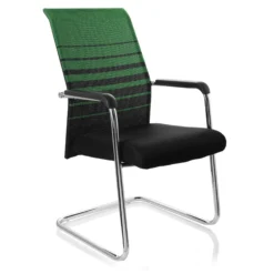 FALCONE V - Freischwinger Schwarz/Grün