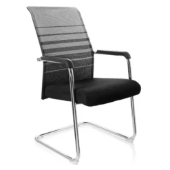 FALCONE V - Freischwinger Schwarz/Grau