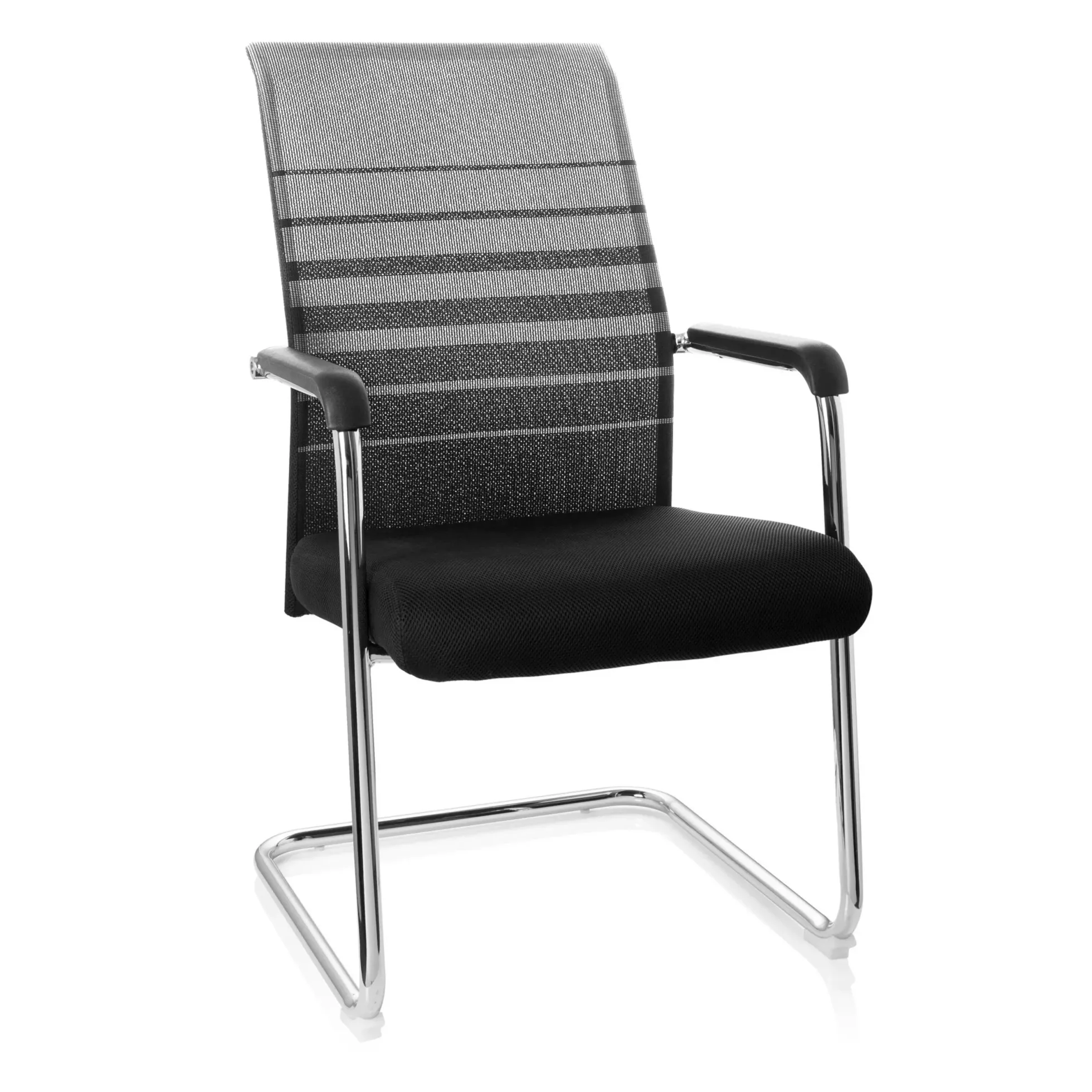 FALCONE V - Freischwinger Schwarz/Grau