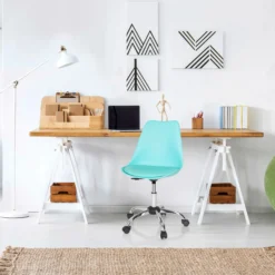 FANCY PRO - Home Office Bürostuhl Türkis
