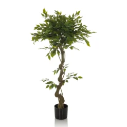 FICUS I - Kunstpflanze Grün