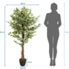 FICUS - Kunstpflanze Grün
