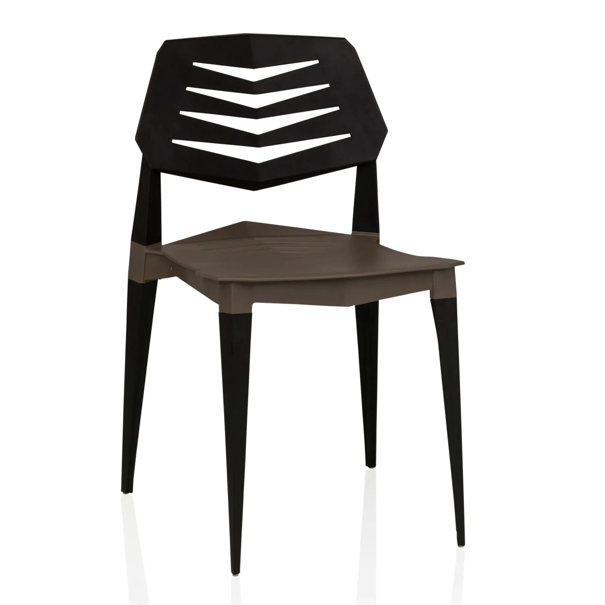 Flecharo - Outdoor Stuhl Braun/Schwarz