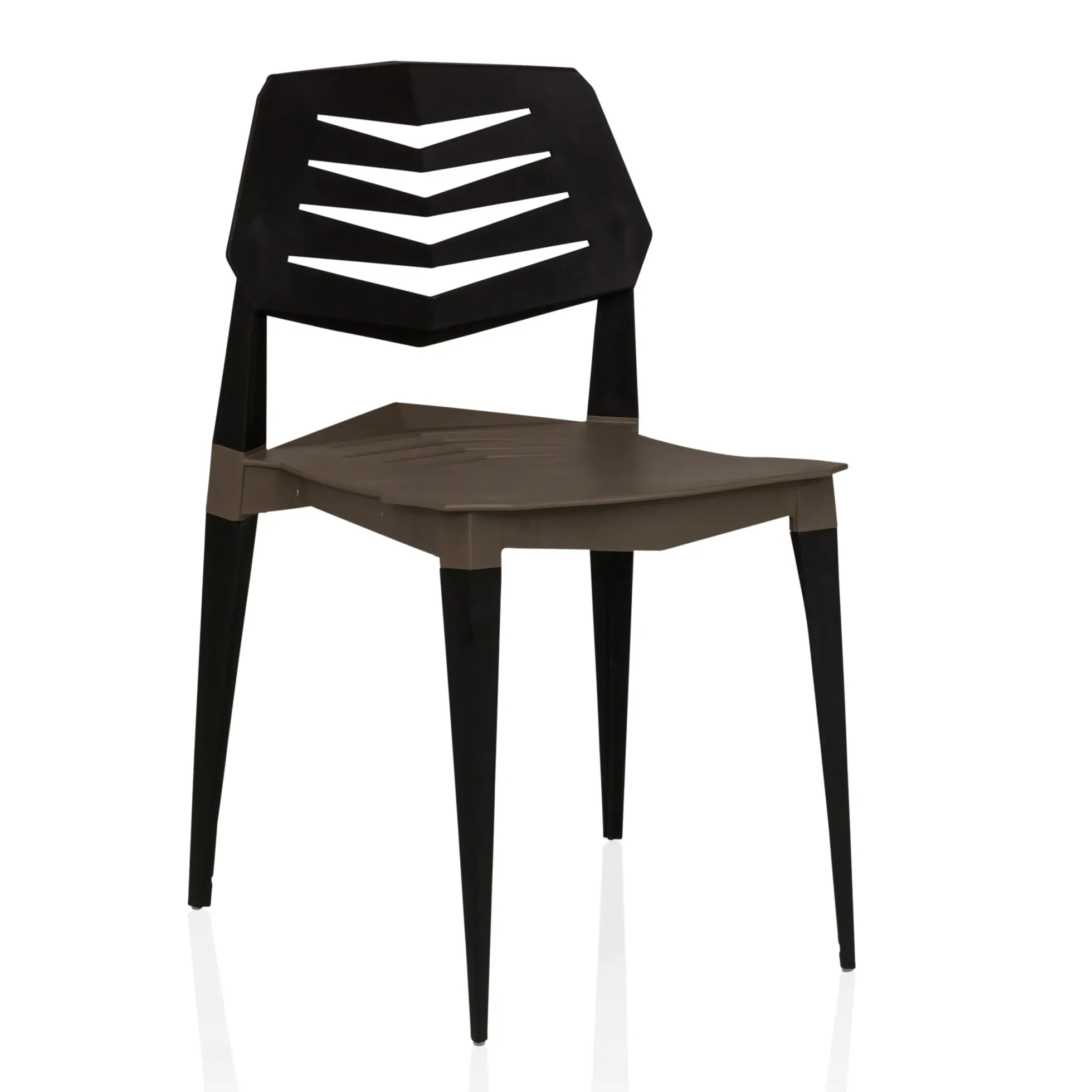 Flecharo - Outdoor Stuhl Braun/Schwarz