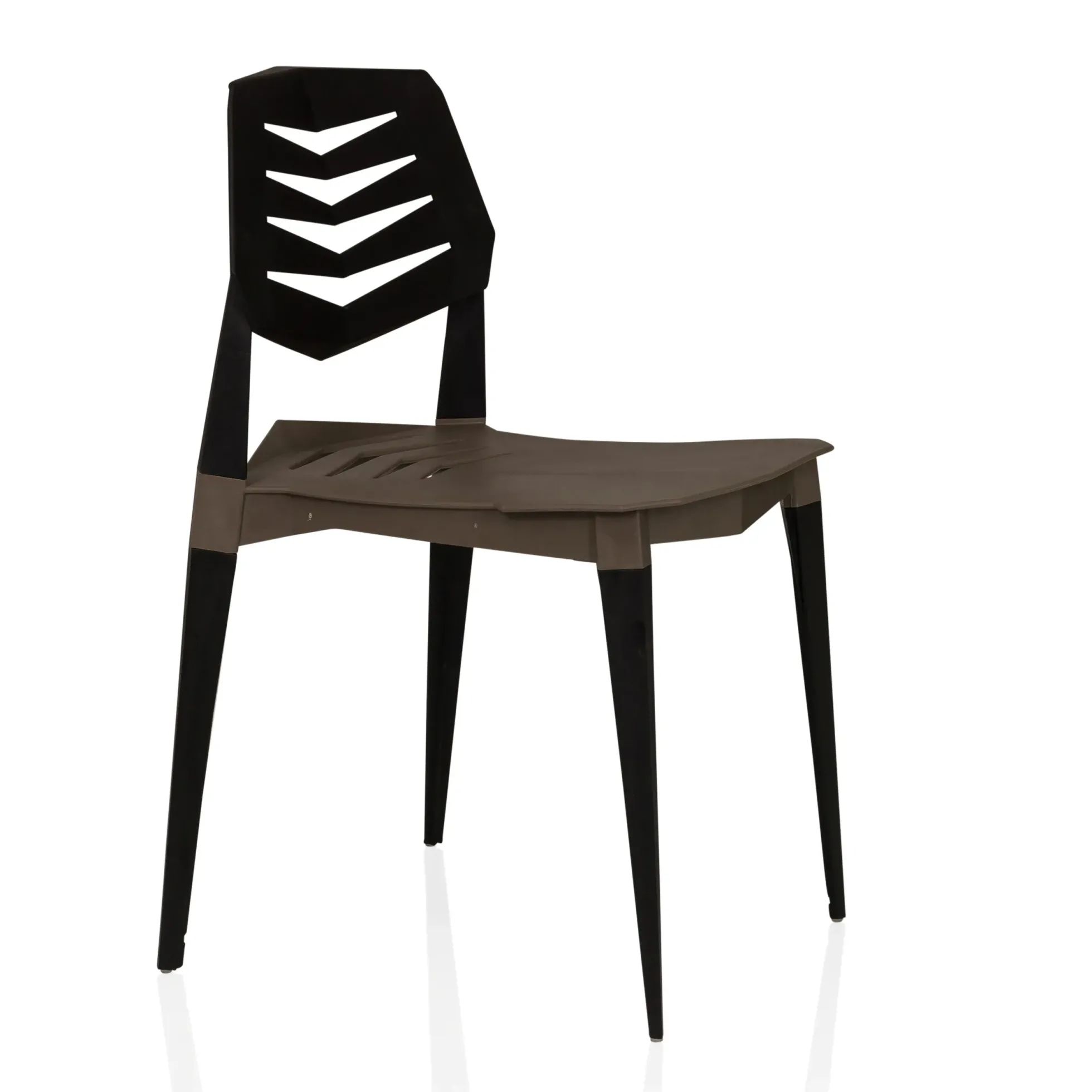 Flecharo - Outdoor Stuhl Braun/Schwarz