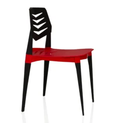 Flecharo - Outdoor Stuhl Rot/Schwarz