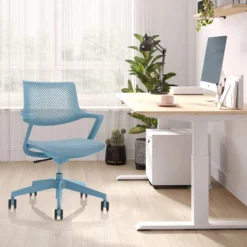 FLEX CHAIR - Bürostuhl Hellblau