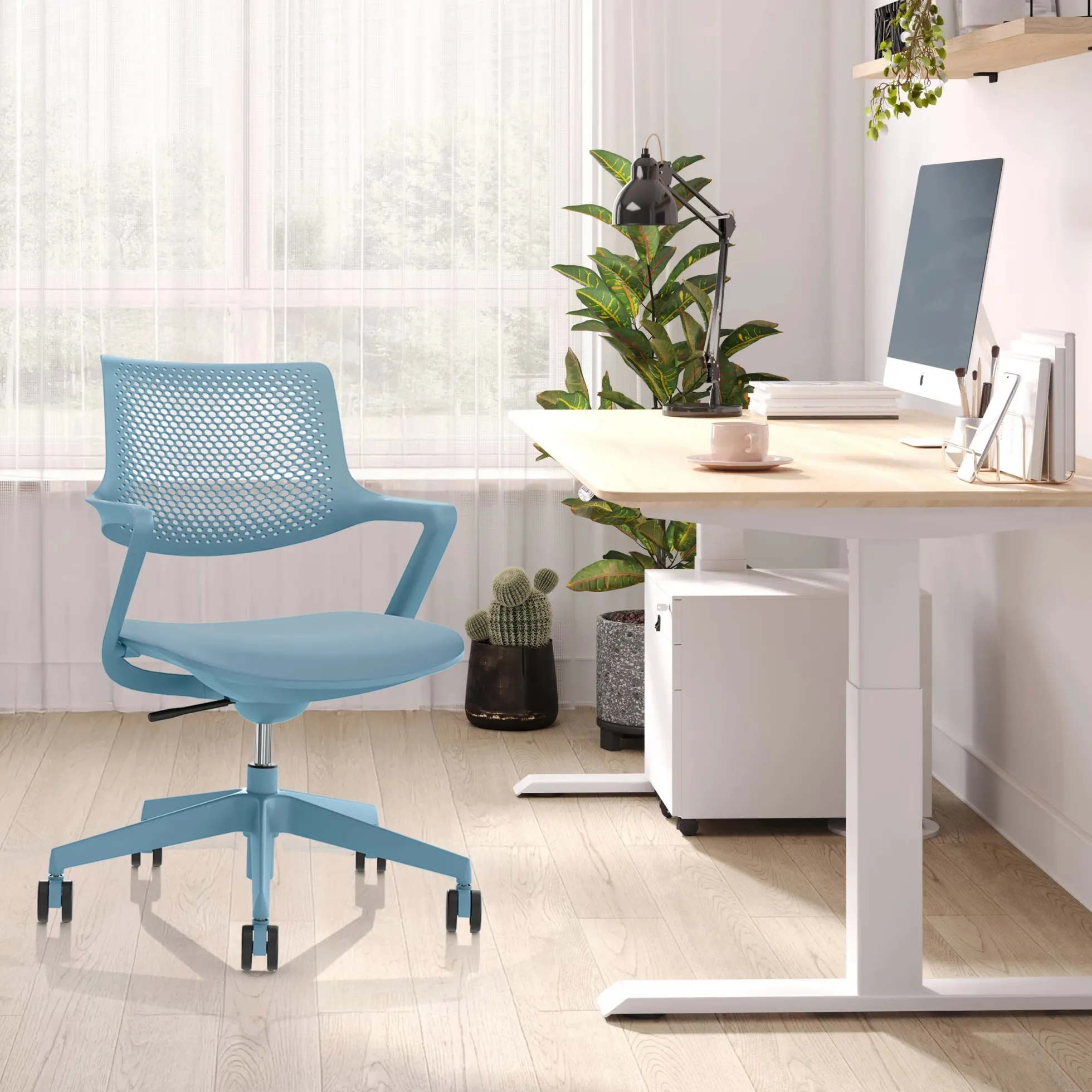 FLEX CHAIR - Bürostuhl Hellblau